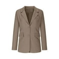 BinBiL Womens Coat Sweatshirt Clearance Women Open Front Blazers Long