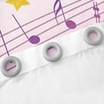 thumbnail image 3 of Erosebridal Purple Guitar Curtains for Living Room,Butterfly Disco Ball Blackout Curtains Set of 2 (38x45),Musical Notes Curtains and Drapes (38x45),Bling Room Decor, 3 of 6