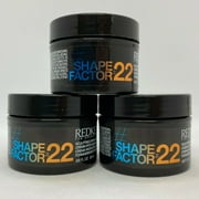 Redken Shape Factor 22, Sculpting Cream-Paste 0.68 Fl oz 20 mL (Pack of 3)