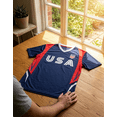 thumbnail image 2 of Icon Sports USA Soccer Jersey, Polyester, Navy, YXS-XXL, 2 of 7