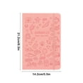 thumbnail image 3 of Honeeladyy Cartoon A5 Lined Writing Journal Notebook with Elastic Band Closure, Ruled 80gsm Hardcover Notebooks for Work Home Study, 3 of 6