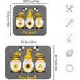 thumbnail image 2 of GZHJMY Dish Drying Mat Gnome Sunflower Honey Bee Kind Microfiber Absorbent Drying Pad Heat Resistant Counter Kitchen Island Top Protector Stovetop Cover 18" × 24", 2 of 6