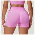 thumbnail image 4 of LYMAYTER Women's Summer Booty Lift Workout Shorts High Waisted Quick-Dry Casual Sportswear S-XL, 4 of 8
