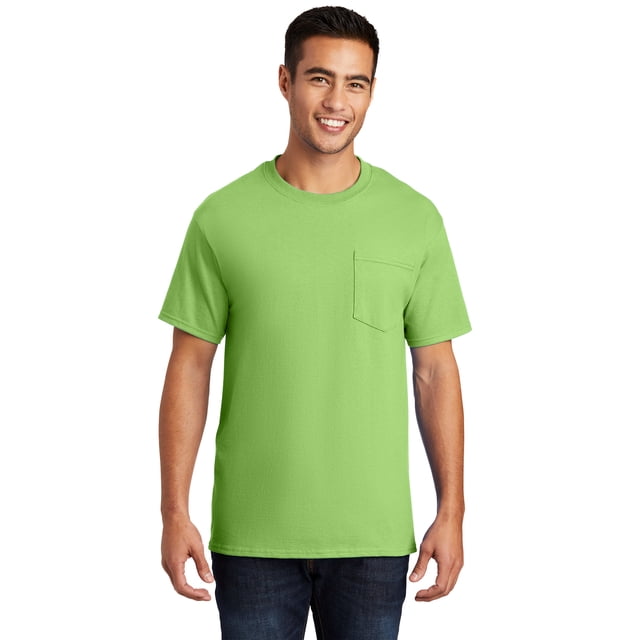 Port & Company? - Camiseta b?sica con bolsillo. PC61P Puerto & Compa??a PC61P