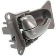 thumbnail image 3 of Interior Door Handle Compatible with 2002-2005 Nissan Altima Front or Rear, Driver Side Gray bezel with silver lever, 3 of 3