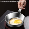 thumbnail image 2 of Mini Egg Pan 316 Stainless Steel, Small Sauce Pan Skillet, Compact Sauce Pans for One Egg, Small Frying Pans for Butter Melting, Gas and Induction Stove Compatible (L), 2 of 7
