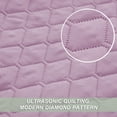 thumbnail image 3 of Exclusivo Mezcla Twin Quilt Set, 2-Piece Lightweight Twin Quilts Soft Bedspreads Bed Coverlets, Lilac, 68"x88", 3 of 9