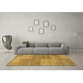 thumbnail image 3 of Ahgly Company Indoor Square Abstract Brown Modern Area Rugs, 5' Square, 3 of 4