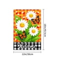 thumbnail image 4 of Amhnf Welcome Daisy And Butterfly Garden Flag For Home Outdoor Garden Yard Decor 12x18 inch, 4 of 5