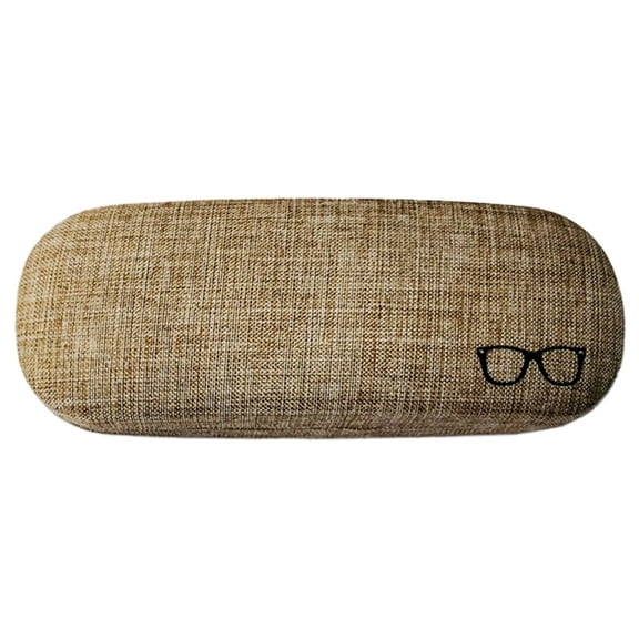 Hard Shell Eyeglasses Case, Portable Protective Glasses Cover Eyeglass Holder Box with Cleaning Cloth for Men Women,0126