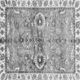 thumbnail image 1 of Ahgly Company Indoor Square Oriental Gray Traditional Area Rugs, 6' Square, 1 of 4