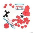 thumbnail image 2 of Memorial Day Straw Poppy Flower Bouquet Craft Kit - Craft Kits - 12 Pieces, 2 of 3