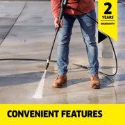 Kärcher Pressure Washer K1700 Cube, CETA Certified, 3 Spray Nozzles, Detergent Tank, For Cars, Driveways, Siding, Patios, 1.2 GPM