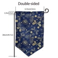 thumbnail image 7 of Wukai Vintage Golden Butterfly Print Garden Flag 12.5x18 Inch Double Sided Sun-resistant Rain-resistant, Wrinkle-resistant Colorfast(Only Flag), 7 of 7