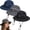 Black + Dark Grey + Navy Blue, variant on 3Pcs Sun Bucket Hats for Women Men, Breathable Wide Brim UV Protection Fishing Hat Summer Outdoor Beach Hiking Hats (Beige + Light Grey + White)