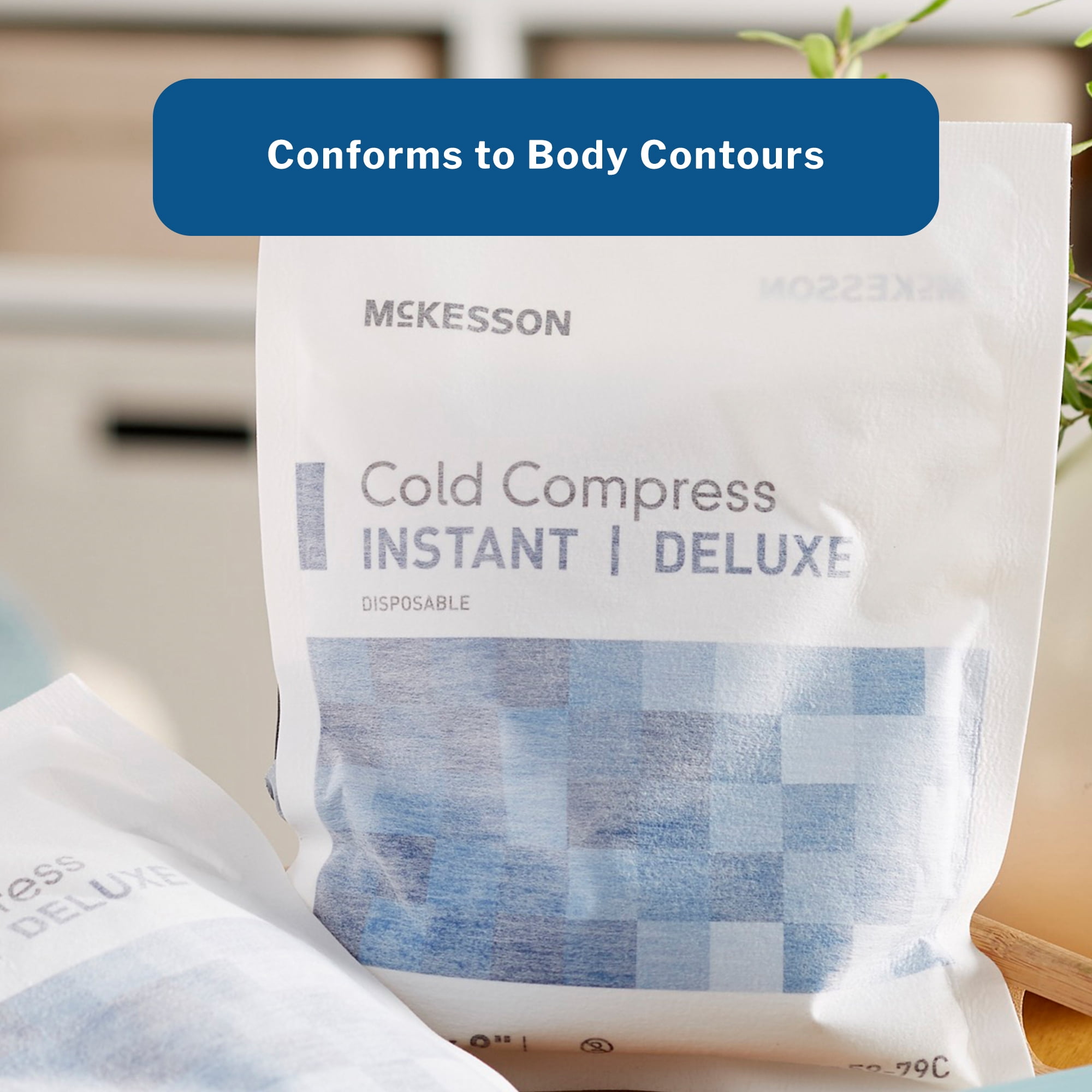 McKesson Cold Compress for Injury, Instant Cold Pack, 6 4/5 in x 9 in, 1 Count, 24 Packs, 24 Total