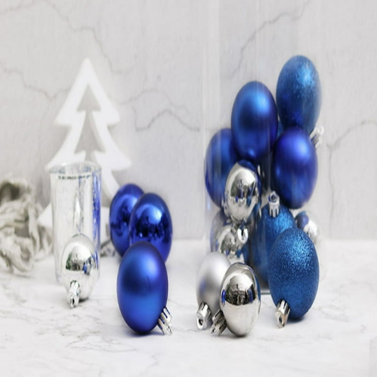 54 PCS Mini Christmas Ball Ornaments 1.2 Inch Xmas Colorful Shatterproof  Plastic Decorative Hanging Balls, Cute Tiny Christmas Ornaments for  Christmas