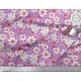 thumbnail image 3 of Soimoi Polyester Crepe Fabric Cosmos Floral Print Fabric by The Yard 52 Inch Wide, 3 of 3