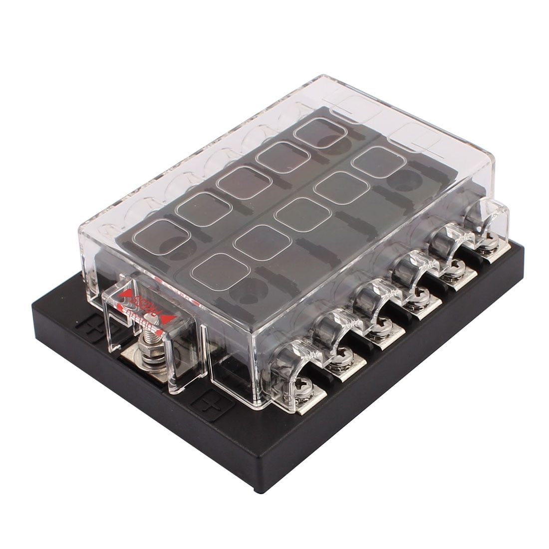 DC32V 12 Way Terminals Circuit Car Auto Blade Fuse Box Block Holder W