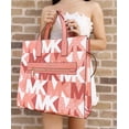 thumbnail image 3 of Michael Kors Womens Kenly Large Tote Satchel (Sherbert Multi) Mk Signature, 3 of 4