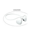 thumbnail image 3 of Bone Conduction Headphones - Open Ear Headphones Wireless Bluetooth and 32GB MP3 Mode,Swimming Headphones with IPX8 Waterproof,Battery Life up to 10H,Suitable for Sports(White), 3 of 6