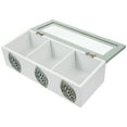 thumbnail image 1 of Wooden Tea Bag Storage Organizer Tea Bag Holder 3 Compartments Organizer, 1 of 7