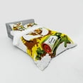 thumbnail image 3 of Ambesonne Beach Bedding Set 3 Pcs, Message in Bottle Summer, Twin XL, White Green Yellow, 3 of 3