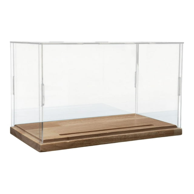 Vitrina de acrílico transparente para exhibición de modelos de coches coleccionables 24x13.5x15cm