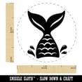 thumbnail image 2 of Mermaid Tail Self-Inking Rubber Stamp Ink Stamper - Black Ink - Large 1-1/2 Inch, 2 of 7