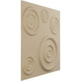 thumbnail image 2 of Ekena Millwork 19 5/8"W x 19 5/8"H Reece EnduraWall Decorative 3D Wall Panel, UltraCover Satin Smokey Beige (12-Pack for 32.04 Sq. Ft.), 2 of 6