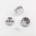 thumbnail image 2 of 10 Pieces Zinc Alloy Glass Clips Mirror Clips Holder for 3-5mm Glass Clamp (Accessories Included), 2 of 5