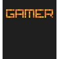 thumbnail image 2 of Gamer Adult Black Crew Neck Long Sleeve Tee-Medium, 2 of 3