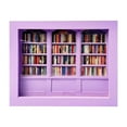thumbnail image 5 of Anxiety Bookshelf Miniature Library with 200Pcs Mini Book Shake Away Your Anxiety Wooden Bookshelf Sensory Toy for Home Office Decor, 5 of 8