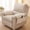 Beige, variant on Fleece Recliner Chair Armrest Cover, Recliner Headrest Cover Sofa Arm Covers with Storage Pockets Anti Slip Arm Rest Cover for Recliner, Chair, Sofa (Pink,Backrest- 1pc)