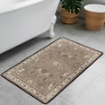 thumbnail image 3 of Washable Vintage Kitchen Mat 31"x20" Non Slip Soft Plush Low Profile Kitchen Rug, Distressed Medallion Oriental Style Sink Mat for Laundry Room Bedroom Office, 3 of 6