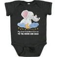 thumbnail image 3 of Inktastic My Great Grandma Loves Me to the Moon and Back Elephant Boys or Girls Baby Bodysuit, 3 of 5