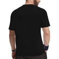 thumbnail image 2 of Wukai Black Print Men's Short-Sleeved Mesh T-Shirt,Quick-Dry Short Sleeve Workout T-Shirt-X-Large, 2 of 8