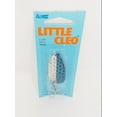 thumbnail image 2 of Acme Little Cleo Fishing Lure Spoon Hammered Chrome Blue 2/3 oz., 2 of 9
