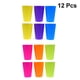 thumbnail image 3 of EeaseMX 12 vasos de plástico para jugo, vasos gruesos para fiestas, vasos para beber, suministros para fiestas, vasos apilados, 3 of 7