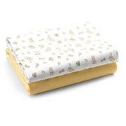 Baby Connection - Portable Crib Sheet, 2-Pack