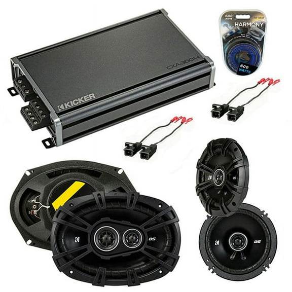 Fits Chevy Malibu/Malibu Maxx 04-07 Speaker Upgrade DSC65 DSC693 & CXA360.4 Amp