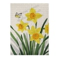 thumbnail image 3 of Daffodil Flower 500 Piece Wooden Puzzle, Nature-Inspired Design, Finished Size 15" x 21", 3 of 8