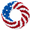 A, variant on 4th of July Patriotic Rose Wreath, American Flag Red White Blue Floral Front Door Decor with Stars, Independence Day Memorial Day Veterans Day Hanging Wreath for Porch Wall Indoor Covered Outdoor