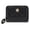 Black, variant on Premium Faux Leather Quilted Look Zip Around Card Case (Women)
