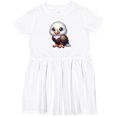 thumbnail image 3 of Inktastic Baby Bald Eagle Girls Toddler Dress, 3 of 5