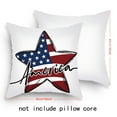 thumbnail image 2 of 4th of July PALIFEUR 4Pcs Pillow Covers, 18 x 18 Inch Patriots Throw Pillow Covers, Indeoendence Day Pillow Case for Sofa Bedroom Coffice, Decorative Pillow Covers, 2 of 6