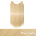 thumbnail image 2 of Transparent Invisible Wire NO Clip in Hair Extensions Straight Wavy Curly Synthetic Hair, 2 of 5