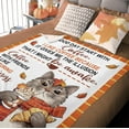 thumbnail image 5 of Fall Football Game Time Flannel Blanket, Autumn Sports Theme Throw Blanket Birthday Gifts for Football Lover Men Women, Touch Down Rugby Maple Leaves Soft Blanket for Bedding Sofa 50 x 60 Inch, 5 of 5