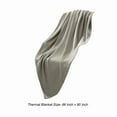thumbnail image 5 of Nyx Twin Size Ultra Soft Cotton Thermal Blanket Textured Feel Taupe, 5 of 5