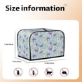 thumbnail image 5 of Yiaed Colorful Butterfly Print Two Slice Bread Machine Cover, Universal Size Kitchen Appliance Cover for Bread Machine,Bread Machine Cover, 5 of 7